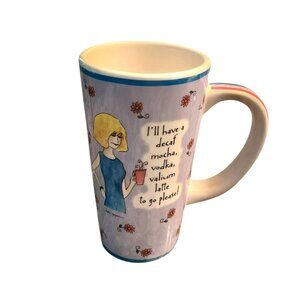 Tumbleweed Pottery Linda Grayson Licensed Latte Mug 16 Oz